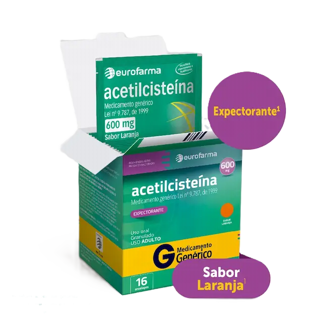 Acetilcisteina 600 Mg C/16 (G) Euro