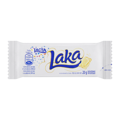 Chocolate Laka Branco 20 G