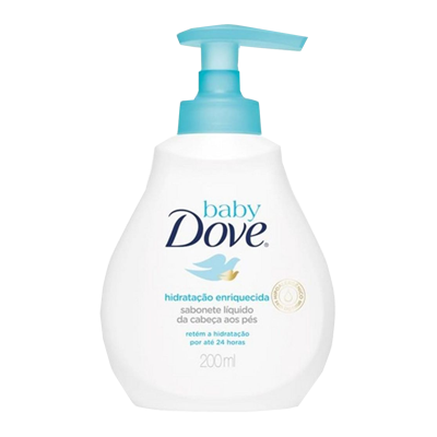 Sabonete Liquido Dove Baby Hidratacao Enriquecido 200 Ml