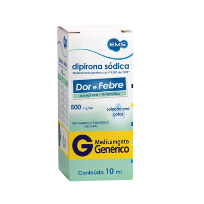 Dipirona 500 Mg Gts 10 Ml (G) Ems