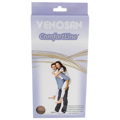 Venosan Comfortl.20 30 Ad P Longa Pé Aberto Bege