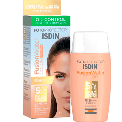 Isdin Fusion Water Color Pele Clara Fps50 50 Ml