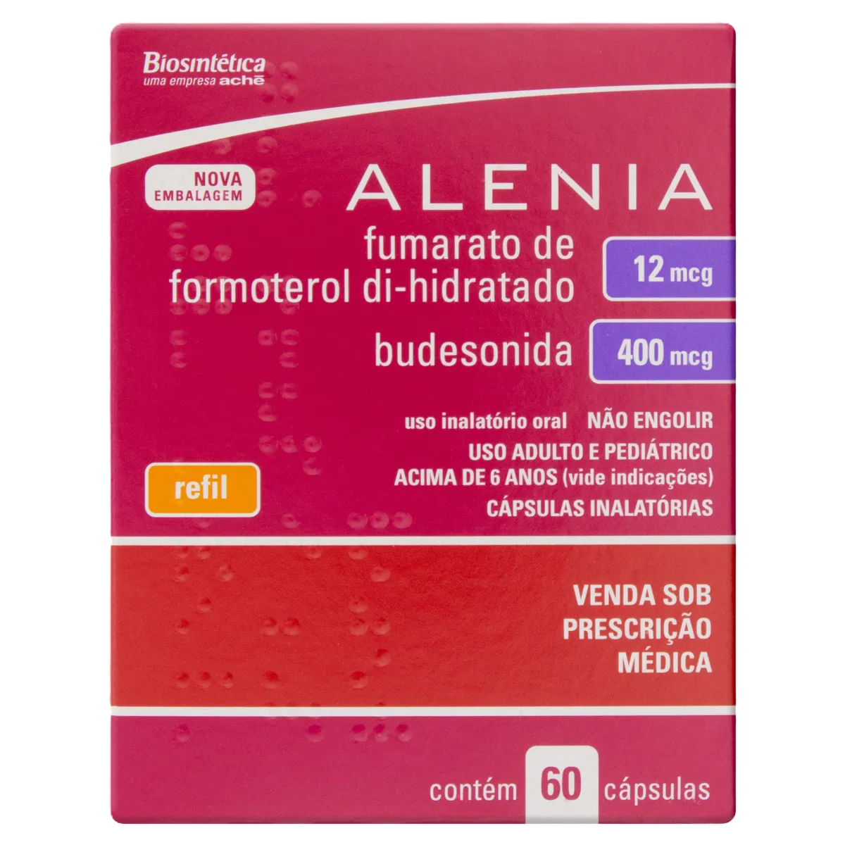 Alenia 12/400 Mg C/60 C/Refil (Pbm)