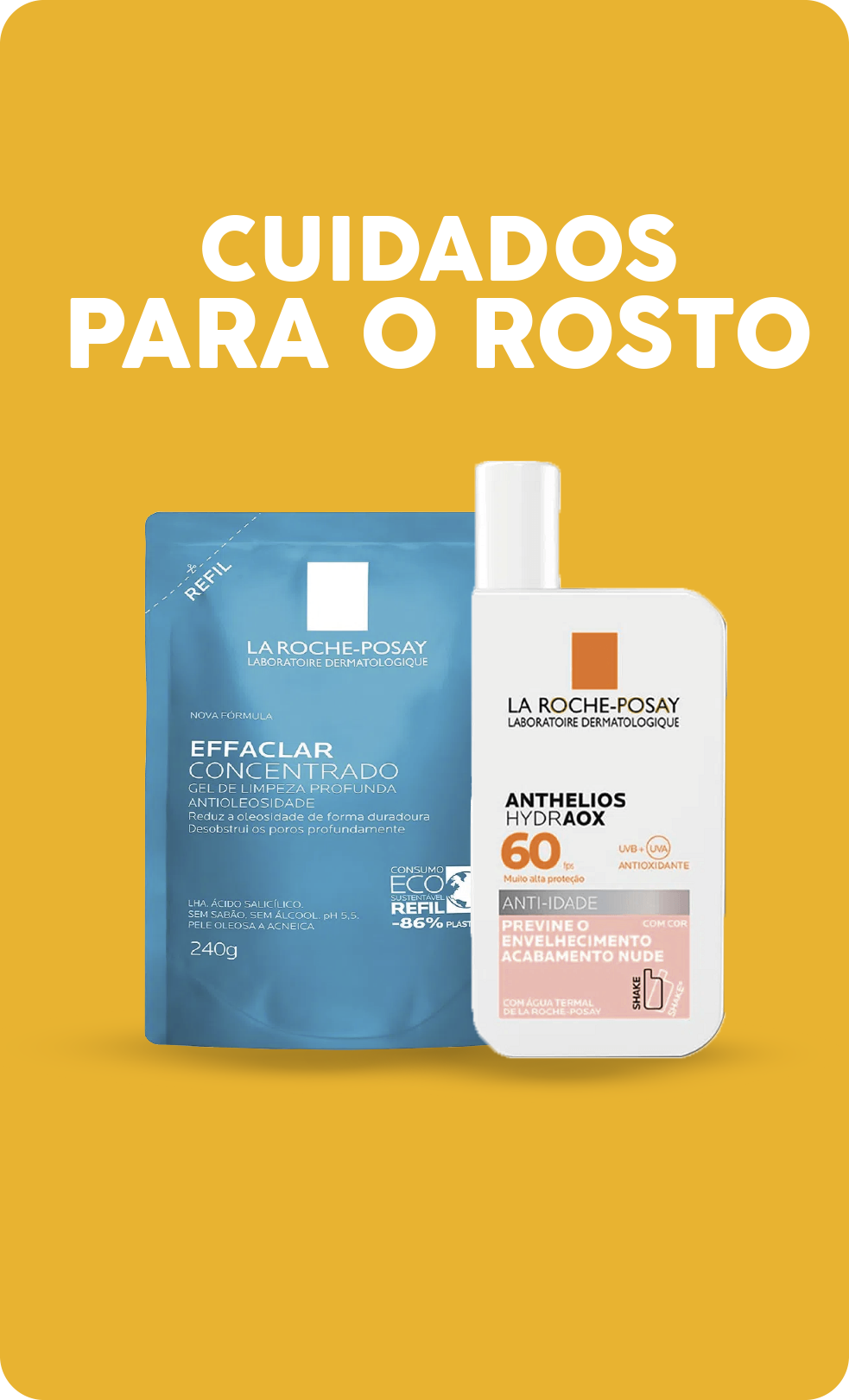 Linha completa de skincare